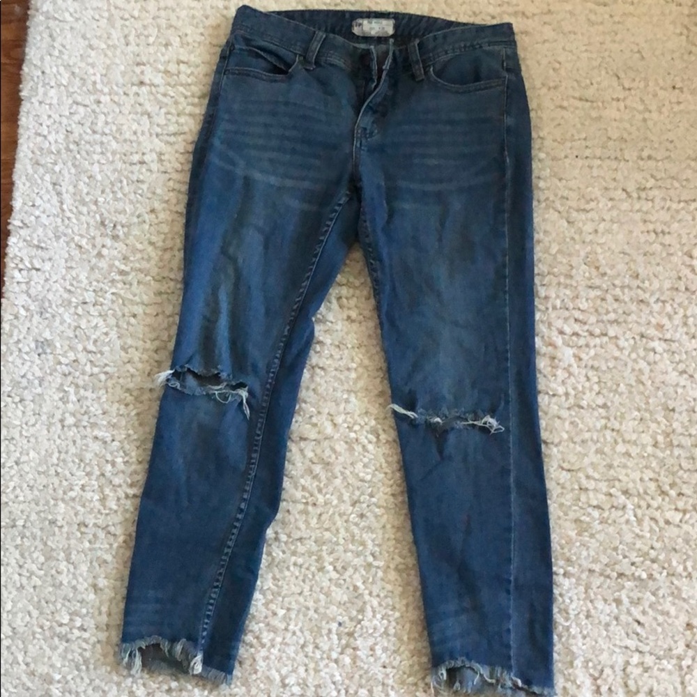 Free people ripped jeans